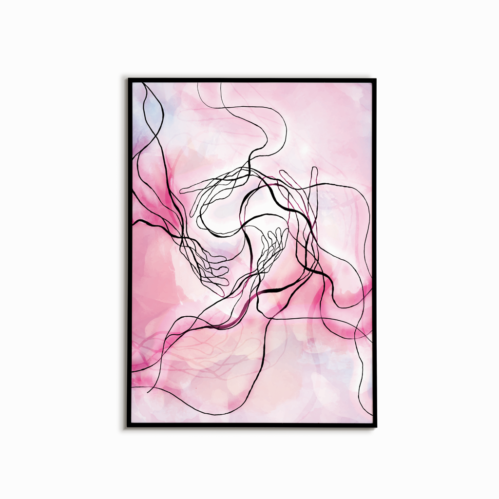 pop art, fantasy universe, cosmic love, painting, giclee print, art print, artwork, Ines Amal, digital painting, love, harmony, passion, surealism