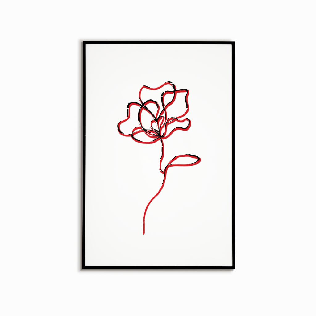 Roža srca - Rdeča – Heart Rose - Red, unique giclée fine art print, artwork close-up of red heart rose, magical energy and transformation | Ines Amal | Amal Studio I transformative energy | Ines Amal | Amal Studio I unigue I artwork I universe I art I love I passion I energy I magic I pop art, fantasy universe, cosmic love, painting, giclee print, art print, artwork, Ines Amal, digital painting, love, harmony, passion, surealism