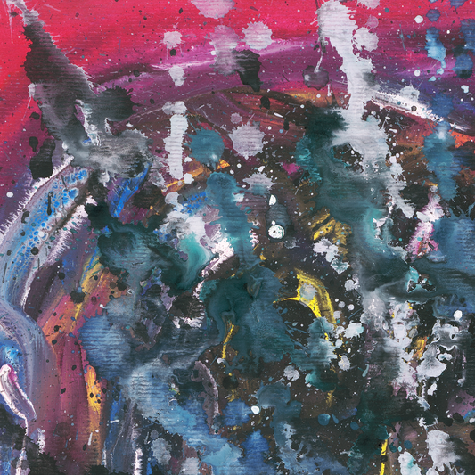 pop art, fantasy universe, cosmic love, painting, giclee print, art print, artwork, Ines Amal, digital painting, love, harmony, passion, surealism, rose, modern art