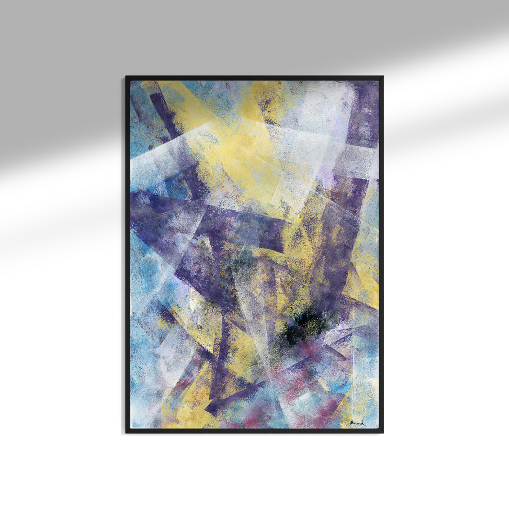 pop art, fantasy universe, cosmic love, painting, giclee print, art print, artwork, Ines Amal, digital painting, love, harmony, passion, surealism, rose, modern art, star