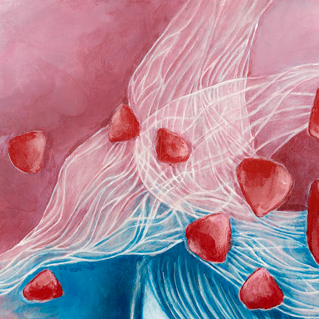 V vetru njenega neba – In the Wind of Her Sky, unique giclée fine art print, full artwork composition of woman in sky wind, magical universe energy and transformation | Ines Amal | Amal Studio I transformative energy | Ines Amal | Amal Studio I unigue I artwork I universe I art I love I passion I energy I magic I pop art, fantasy universe, cosmic love, painting, giclee print, art print, artwork, Ines Amal, digital painting, love, harmony, passion, surealism