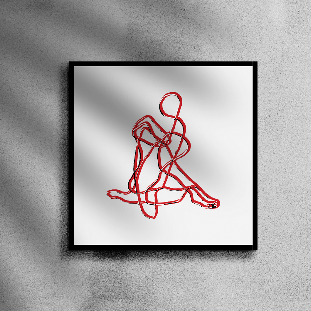 pop art, fantasy universe, cosmic love, painting, giclee print, art print, artwork, Ines Amal, digital painting, love, harmony, passion, surealism, rose, modern art