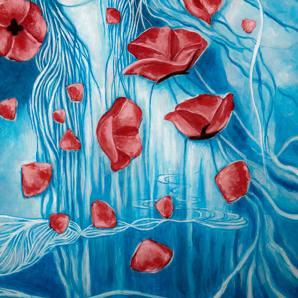 V vetru njenega neba – In the Wind of Her Sky, unique giclée fine art print, full artwork composition of woman in sky wind, magical universe energy and transformation | Ines Amal | Amal Studio I transformative energy | Ines Amal | Amal Studio I unigue I artwork I universe I art I love I passion I energy I magic I pop art, fantasy universe, cosmic love, painting, giclee print, art print, artwork, Ines Amal, digital painting, love, harmony, passion, surealism