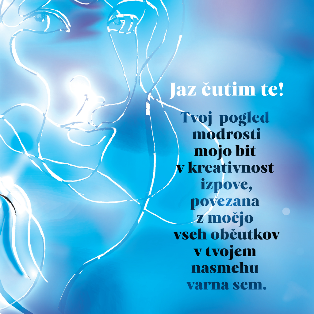 In the enbrace of poetry breathe I V objemu diha poezije I visual poetry card, English verse, portrait format with white border I giclee fine art print I visual poetry I vizualna poezija I Ines Amal I unigue I Book of poetry I poezija I Amal Studio I art I umetniški tisk I book of poerty I zbirka poezije I knjiga