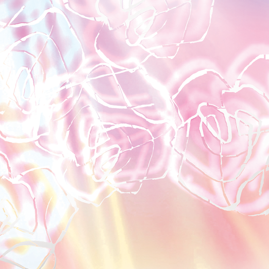 Aurora poetry, artwork, poetry, ines Amal, giclee print, art print, painting, rose