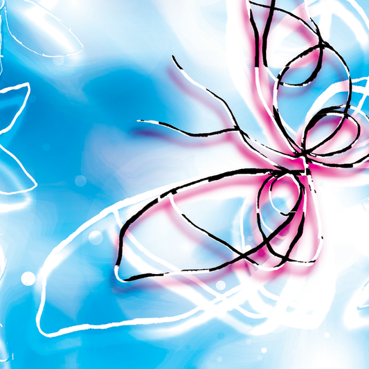 Aurora poetry, artwork, poetry, ines Amal, giclee print, art print, painting, butterfly