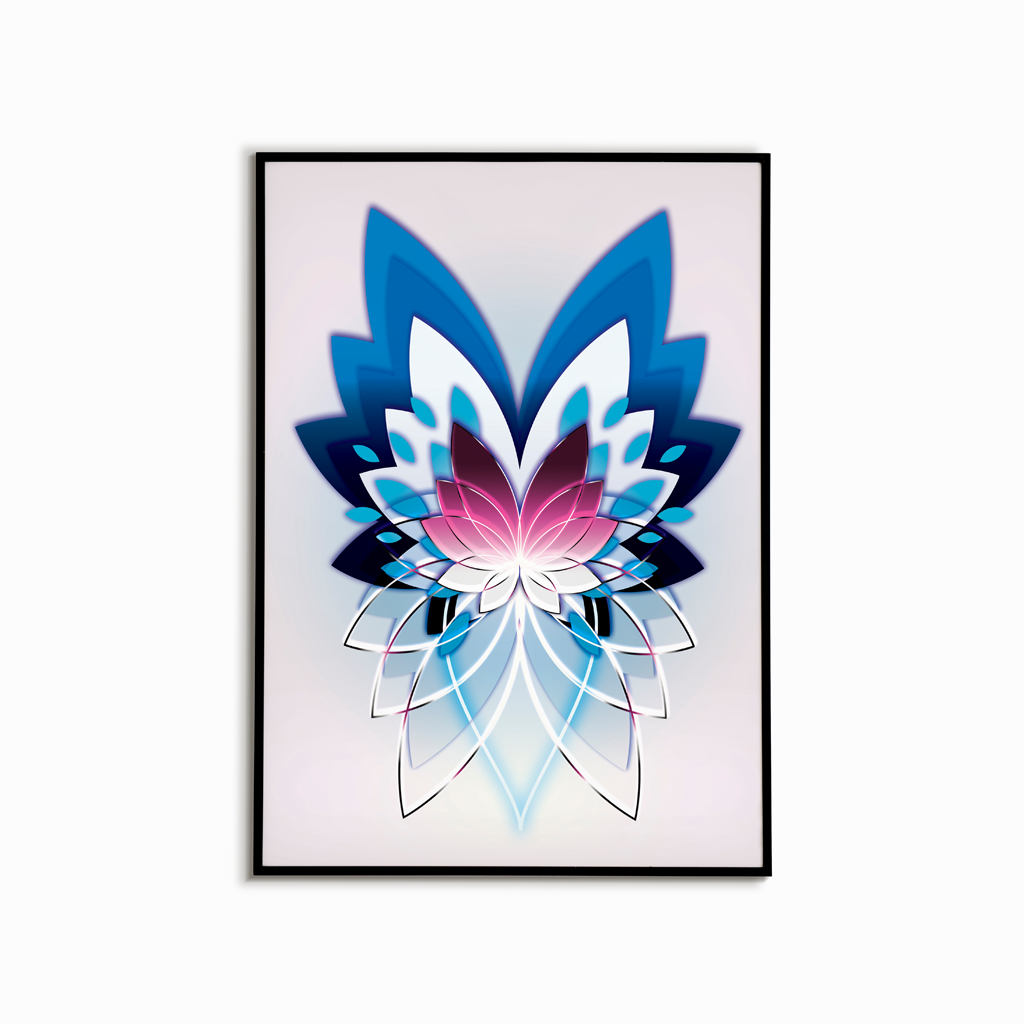 Vzhajajoči Lotos – Rising Lotus, unique giclée fine art print, full artwork composition of rising lotus flower, magical universe energy and transformation | Ines Amal | Amal Studio I transformative energy | Ines Amal | Amal Studio I unigue I artwork I universe I art I love I passion I energy I magic I pop art, fantasy universe, cosmic love, painting, giclee print, art print, artwork, Ines Amal, digital painting, love, harmony, passion, surealism