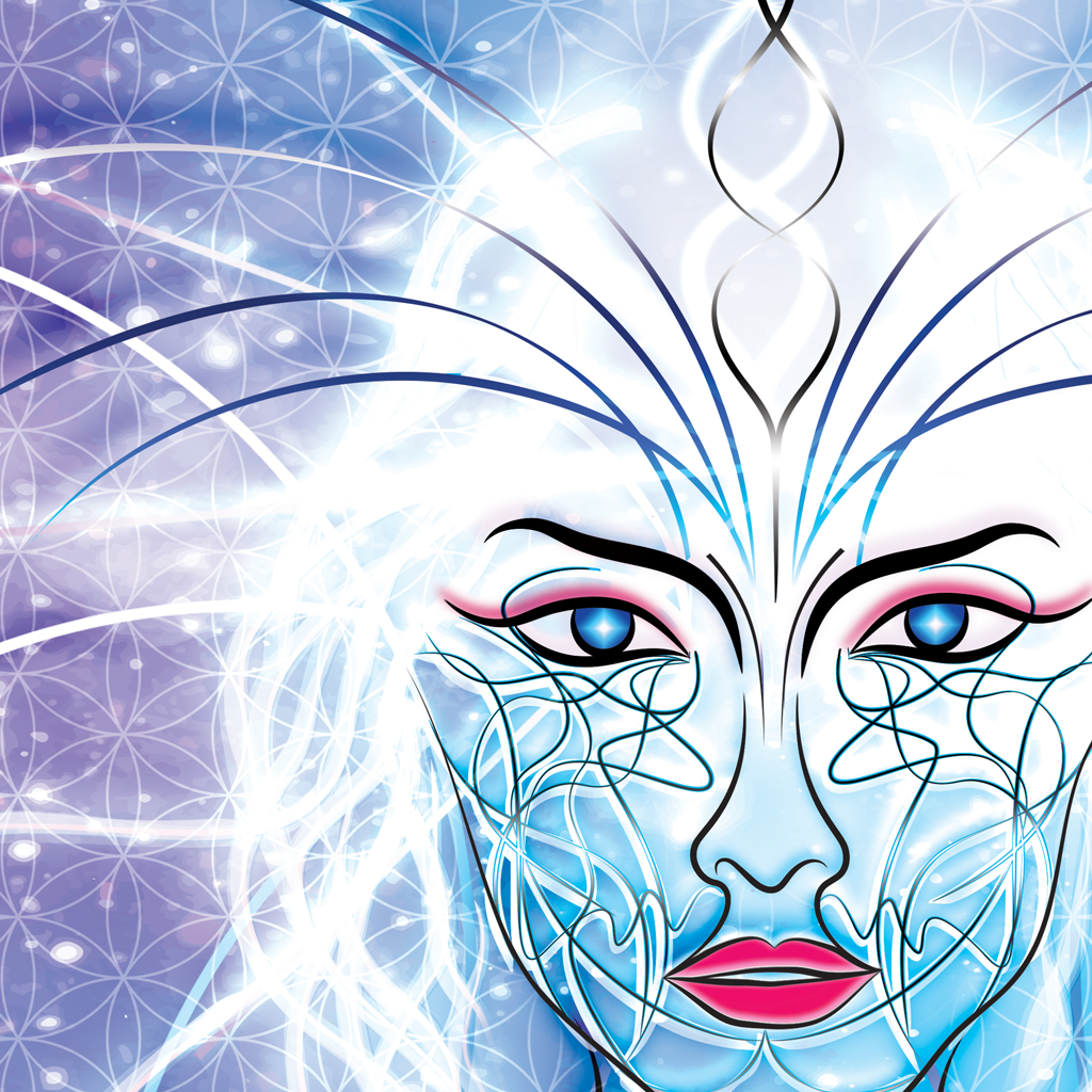 Jaz, ki sem – I Who Am, unique giclée fine art print, artwork close-up detail of blue self energy, magical art and universe | Ines Amal | Amal Studio I transformative energy | Ines Amal | Amal Studio I unigue I artwork I universe I art I love I passion I energy I magic I pop art, fantasy universe, cosmic love, painting, giclee print, art print, artwork, Ines Amal, digital painting, love, harmony, passion, surealism