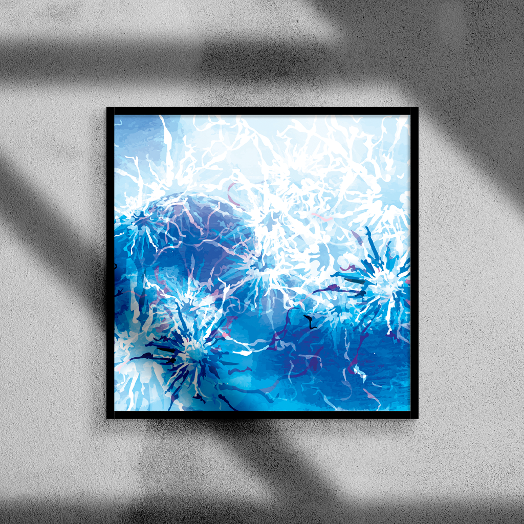 pop art, fantasy universe, cosmic love, painting, giclee print, art print, artwork, Ines Amal, digital painting, love, harmony, passion, surealism, rose, modern art