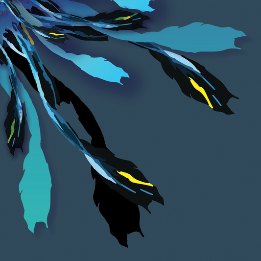 Roža sinjega peresa