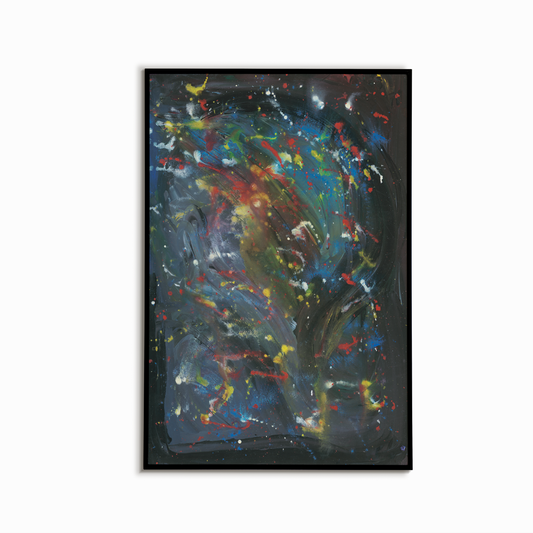 pop art, fantasy universe, cosmic love, painting, giclee print, art print, artwork, Ines Amal, digital painting, love, harmony, passion, surealism, rose, modern art