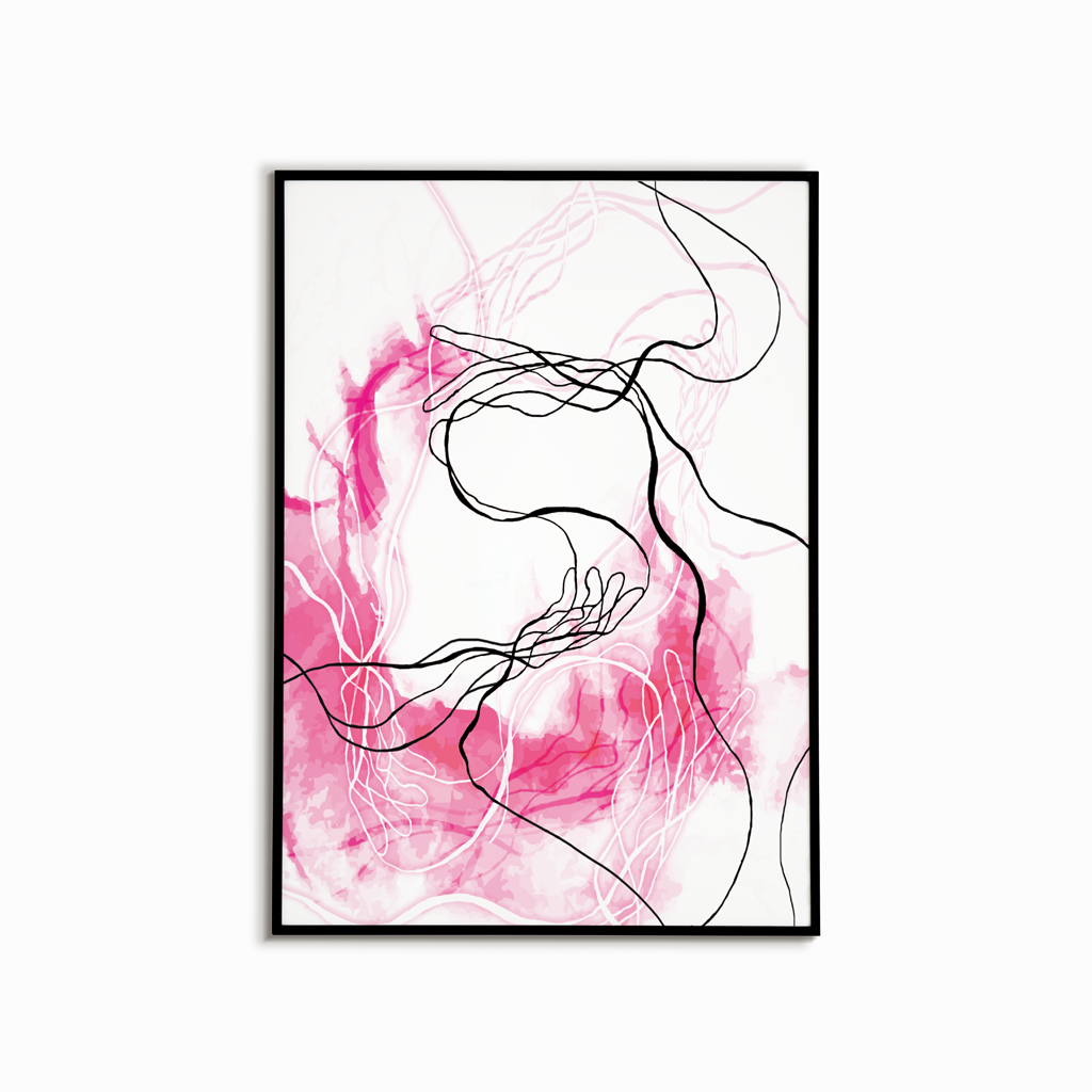 pop art, fantasy universe, cosmic love, painting, giclee print, art print, artwork, Ines Amal, digital painting, love, harmony, passion, surealism
