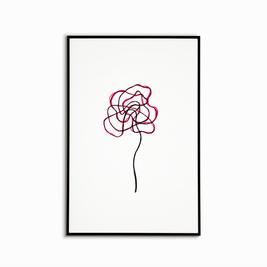 pop art, fantasy universe, cosmic love, painting, giclee print, art print, artwork, Ines Amal, digital painting, love, harmony, passion, surealism, rose, modern art, star