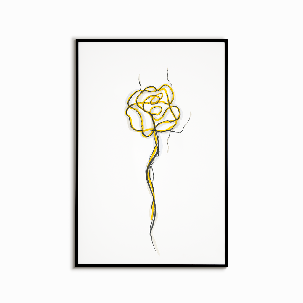Vrtnica / sončni sen – Rose / Sunny Dream, unique giclée fine art print, artwork close-up detail of yellow rose in sunny light, magical universe energy and transformation | Ines Amal | Amal Studio I transformative energy | Ines Amal | Amal Studio I unigue I artwork I universe I art I love I passion I energy I magic I pop art, fantasy universe, cosmic love, painting, giclee print, art print, artwork, Ines Amal, digital painting, love, harmony, passion, surealism