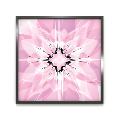 pop art, fantasy universe, cosmic love, painting, giclee print, art print, artwork, Ines Amal, digital painting, love, harmony, passion, surealism, rose, modern art, star